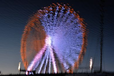 Himmel: Nächtliches Riesenrad